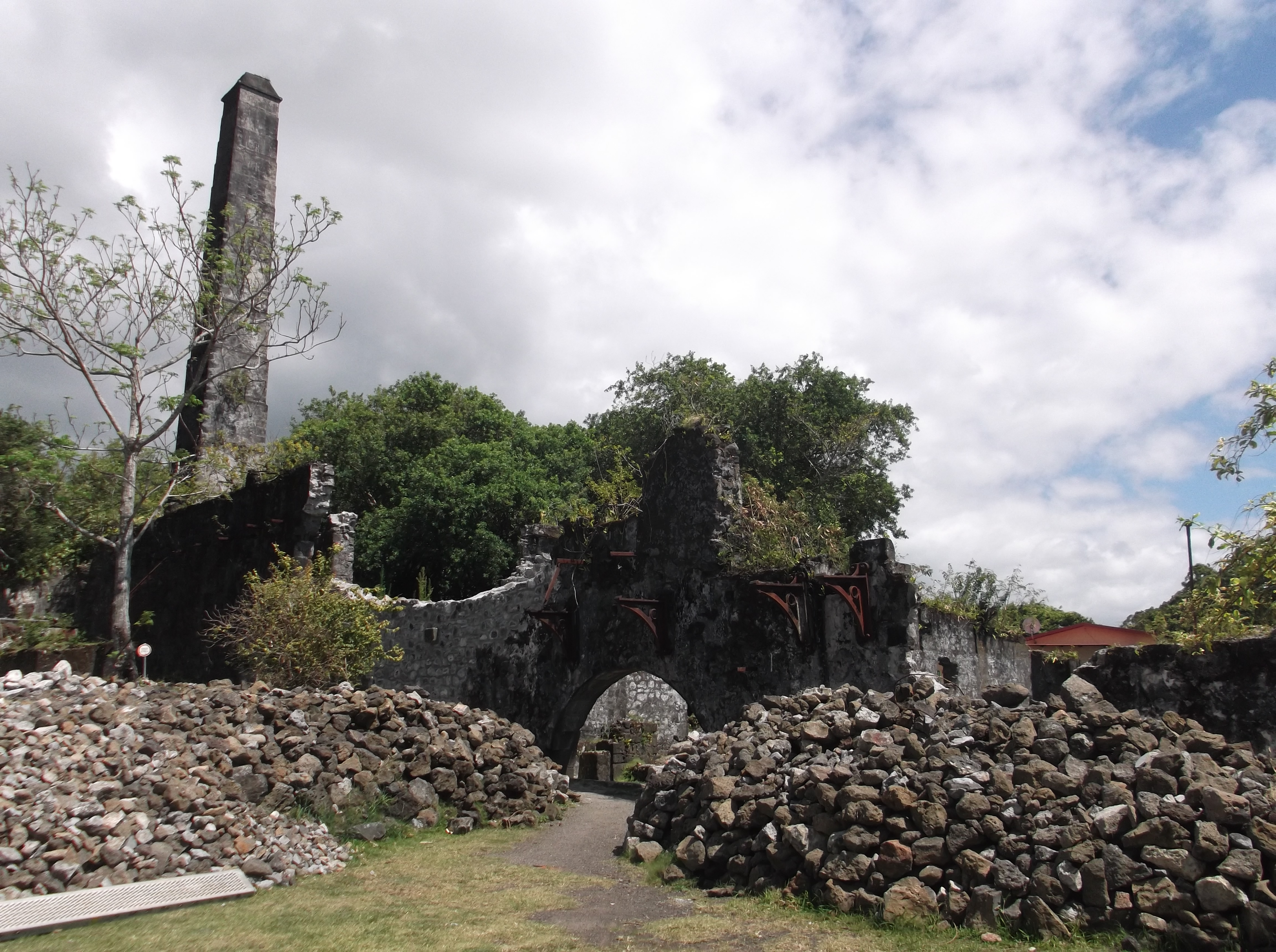 Vestiges actuels de l'usine